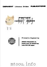 DERWENT LITERATURE DIVIAION PUBLICATIONS PESTDOC INDEX CAROS PDF电子版封面