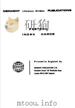 DERWENT LITERATURE DIVIAION PUBLICATIONS PESTDOC INDEX CAROS（ PDF版）