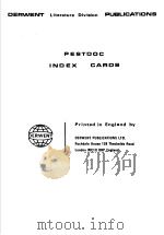 DERWENT LITERATURE DIVIAION PUBLICATIONS PESTDOC INDEX CAROS（ PDF版）
