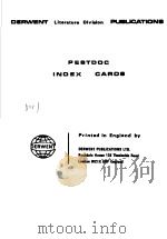 DERWENT LITERATURE DIVIAION PUBLICATIONS PESTDOC INDEX CAROS（ PDF版）