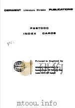 DERWENT LITERATURE DIVIAION PUBLICATIONS PESTDOC INDEX CAROS（ PDF版）