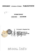 DERWENT LITERATURE DIVIAION PUBLICATIONS PESTDOC INDEX CAROS（ PDF版）