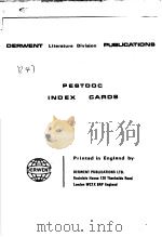 DERWENT LITERATURE DIVIAION PUBLICATIONS PESTDOC INDEX CAROS（ PDF版）