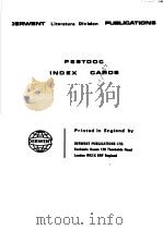 DERWENT LITERATURE DIVIAION PUBLICATIONS PESTDOC INDEX CAROS（ PDF版）