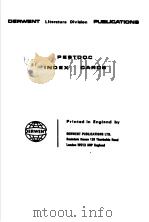 DERWENT LITERATURE DIVIAION PUBLICATIONS PESTDOC INDEX CAROS（ PDF版）