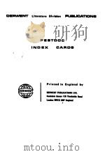 DERWENT LITERATURE DIVIAION PUBLICATIONS PESTDOC INDEX CAROS（ PDF版）