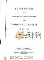PROCEEDINGS OF THE GENERAL MEETINGS FOR SCIENTIFIC BUSINESS OF THE ZOOLOGICAL SOCIETY OF LONDON  192（ PDF版）