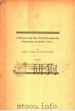 A REVIEW OF THE NEW WORLD EUMASTACINAE PART 1 PDF电子版封面 JAMES. A.G.REHN AND JOHN W.H.R