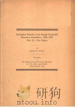 ZOOLOGICAL RESULTS OF THE GEORGE VANDERBILT SUMATRAN EXPEDITION  1936-1939  PART 2（ PDF版）
