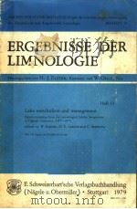 ERGEBNISSE DER LIMNOLOGIE HEFT 13 PDF电子版封面 3510470117