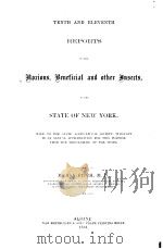 TENTH AND ELEVENTH REPORTS ON THE NOXIOUS BEUETICIAL AND OTHER INSECTS OF THE STATE OF NEW YORK 186 PDF电子版封面