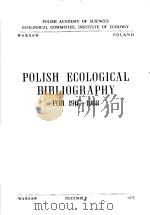 POLISH ECOLOGICAL BIBLIOGRAPHY FOR  1967-1968（ PDF版）