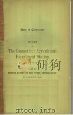 REPORT OF THE CONNECTICUT AGRICULTURAL EXPERIMENT STATION 1904 PDF电子版封面