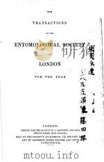 THE TRANSACTIONS OF THE ENTOMOLOGICAL SOCIETY OF LONDON  1873年（ PDF版）