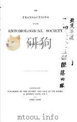 THE TRANSACTIONS OF THE ENTOMOLOGICAL SOCIETY OF LONDON  1923年（ PDF版）