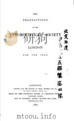 THE TRANSACTIONS OF THE ENTOMOLOGICAL SOCIETY OF LONDON  1880（ PDF版）