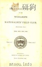 TRANSACTIONS OF THE WOOLHOPE NATURALISTS‘FIELD CLUB  1908-1911（ PDF版）