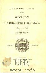 TRANSACTIONS OF THE WOOLHOPE NATURALISTS‘FIELD CLUB  1914-1917（ PDF版）