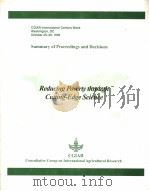 REDUCING POVERTY THROUGH CUTTING-EDGE SCIENCE PDF电子版封面