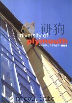 UNIVERSITY OF PLYMOUTH ANNUAL REVIEW 1994 PDF电子版封面