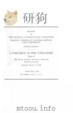 A SYMPOSIUM ON FISH POPULATIONS VOLUME 11 ARTICLE 4 PDF电子版封面