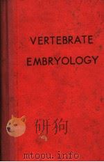 VERTEBRATE EMBRYOLOGY FOURTH EDITION PDF电子版封面 ROBERT S.MCEWEN
