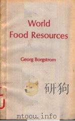 WORLD FOOD RESOURCES PDF电子版封面