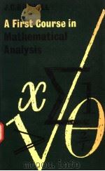 A FIRST COURSE IN MATHEMATICAL ANALYSIS PDF电子版封面 0521294681 J.C.BURKILL