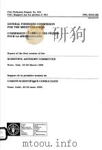 GENERAL FISHERIES COMMISSION FOR THE MEDITERRANEAN FAO FISHERIES REPORT NO.601 PDF电子版封面 9250043201