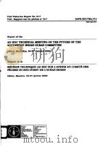 AD HOC TECHNICAL MEETING ON THE FUTURE OF THE SOUTHWEST INDIAN OCEAN COMMITTEE FAO FISHERIES REPORT PDF电子版封面 925004416x