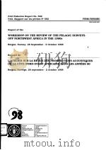WORKSHOP ON THE REVIEW OF THE PELAGIC SURVEYS OFF NORTHWEST AFRICA IN THE 1990S FAO FISHERIES REPOR PDF电子版封面 9250042361