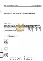 WESTERN CENTRAL ATLANTIC FISHERY COMMISSION FAO FISHERIES REPORT NO.683 PDF电子版封面 9251048061