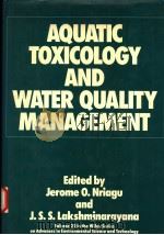 AQUATIC TOXICOLOGY AND WATER QUALITY MANAGEMENT（ PDF版）