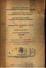 INTERNATIONALE VEREINIGUNG FUR THEORETISCHE UND ANGEWANDTE LIMNOLOGIE VOL.20 PART 4 PDF电子版封面