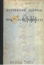 AUSTRALIAN JOURNAL OF SCIENTIFIC RESEARCH SERIES B BIOLOGICAL SCIENCES VOLUME 4 PDF电子版封面