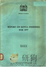 REPORT ON KENYA FISHERIES FOR 1977（ PDF版）