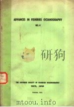 ADVANCES IN FISHERIES OCEANOGRAPHY NO.4 PDF电子版封面