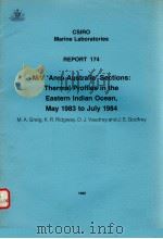 M/V‘ANRO AUSTRALIA‘SECTIONS：THERMAL PROFILES IN THE EASTERN INDIAN OCEAN，MAY 1983 TO JULY 1984 CSIRO（ PDF版）