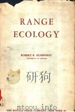 RANGE ECOLOGY PDF电子版封面 ROBERT R.HUMPHREY