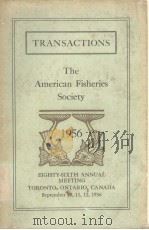 TRANSACTIONS THE AMERICAN FISHERIES SOCIETY 1956（ PDF版）