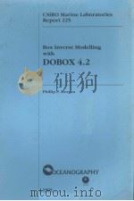 BOX INVERSE MODELLING WITH DOBOX 4.2  CSIRO MARINE LABORATORIES REPORT  225（ PDF版）