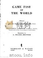 GAME FISH OF THE WORLD PDF电子版封面