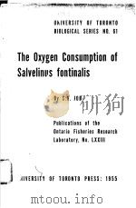 THE OXYGEN CONSUMPTION OF SALVELINUS FONTINALIS     PDF电子版封面    S.V.JOB 