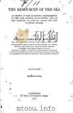 THE RESOURCES OF THE SEA  SECOND EDITION（ PDF版）