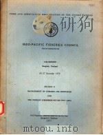 INDO-PACIFIC FISHERY COUNCIL PROCEEDINGS 14TH SESSION SECTION 2 PDF电子版封面