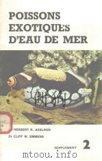 POISSONS EXOTIQUES D‘EAU DE MER SUPPLEMENT 2 PDF电子版封面