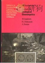 METHODS FOR ECOLOGICAL BIOENERGETICS PDF电子版封面 0632056908 W.GRODZINSKI R.Z.KLEKOWSKI A