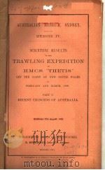 AUSTRALIAN MUSEUM SYDNEY MEMOIR 4  SCIENTIFIC RESULTS OF THE TRAWLING EXPEDITION OF H.M.C.S.（ PDF版）