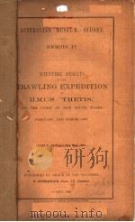 AUSTRALIAN MUSEUM SYDNEY MEMOIR 4  SCIENTIFIC RESULTS OF THE TRAWLING EXPEDITION OF H.M.C.S.（ PDF版）