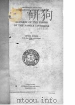 REVISION OF THE FISHES OF THE FAMILY LIPARIDAE（ PDF版）